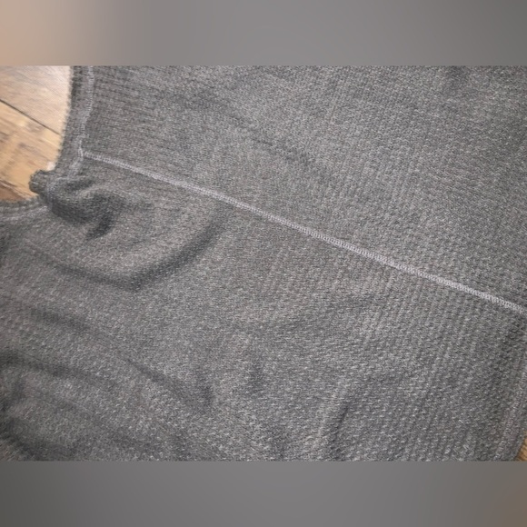 Mod ref gray cropped long sleeve thermal s/m contemporary casual boho winter - Picture 7 of 7